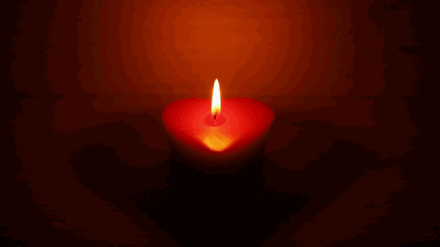 Candle Heart Burninl_10.12.2019
